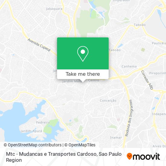 Mtc - Mudancas e Transportes Cardoso map