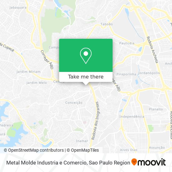 Metal Molde Industria e Comercio map