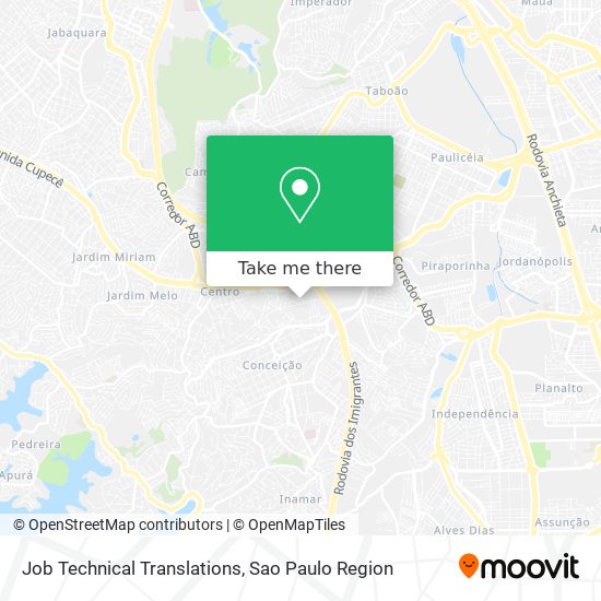 Job Technical Translations map