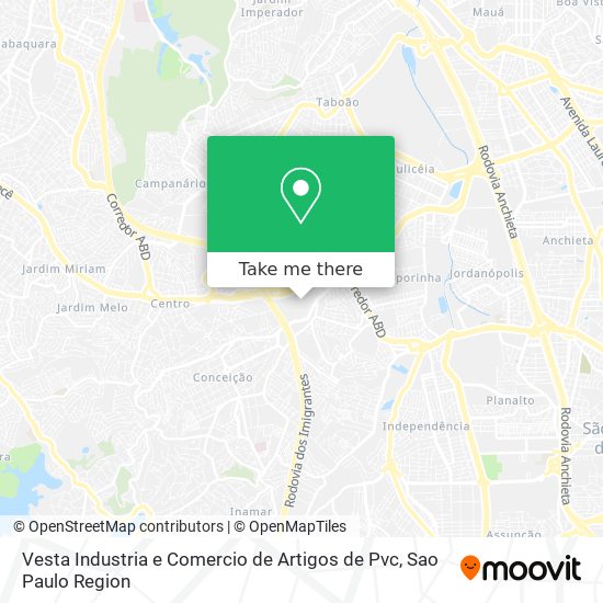 Vesta Industria e Comercio de Artigos de Pvc map