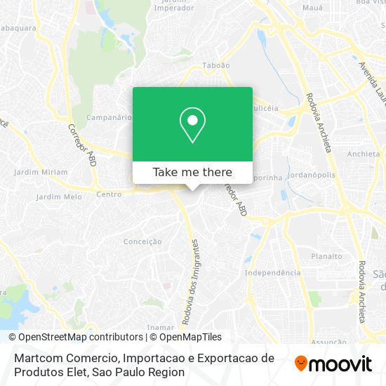 Martcom Comercio, Importacao e Exportacao de Produtos Elet map