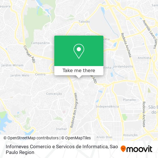 Inforneves Comercio e Servicos de Informatica map