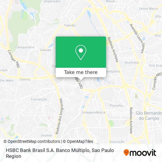 HSBC Bank Brasil S.A. Banco Múltiplo map