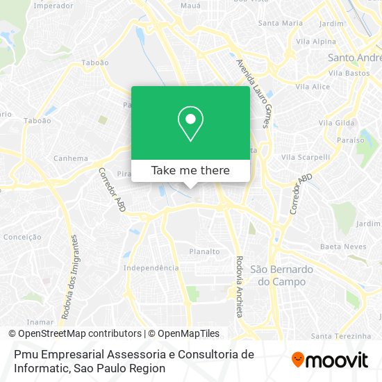 Mapa Pmu Empresarial Assessoria e Consultoria de Informatic