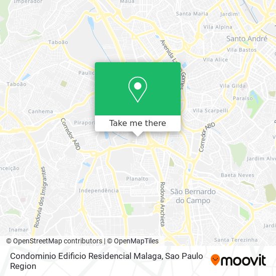 Mapa Condominio Edificio Residencial Malaga