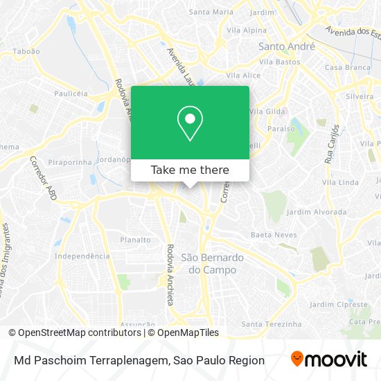 Mapa Md Paschoim Terraplenagem