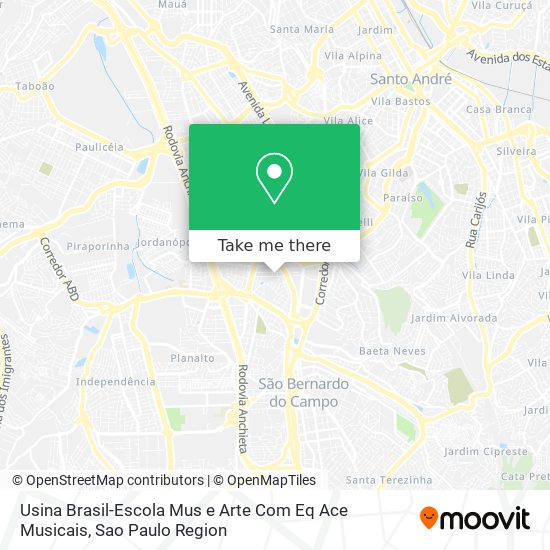 Usina Brasil-Escola Mus e Arte Com Eq Ace Musicais map