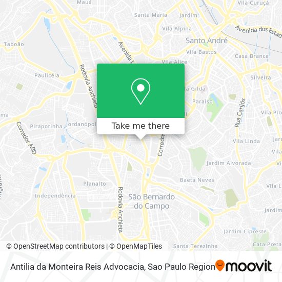 Antilia da Monteira Reis Advocacia map