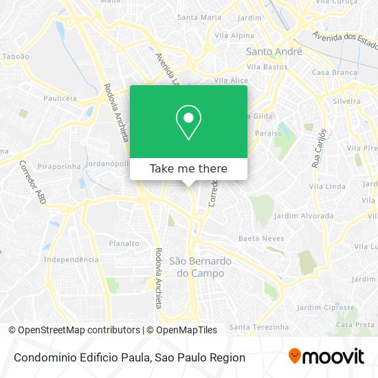 Mapa Condominio Edificio Paula