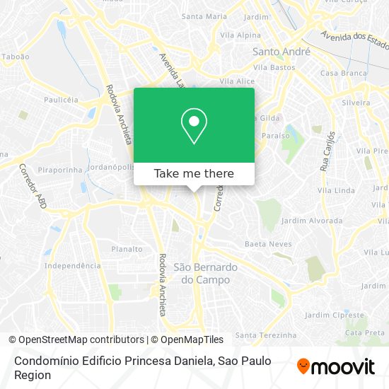 Condomínio Edificio Princesa Daniela map