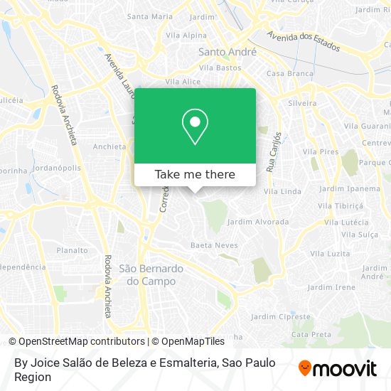 By Joice Salão de Beleza e Esmalteria map
