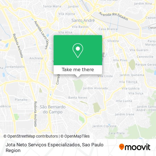 Jota Neto Serviços Especializados map