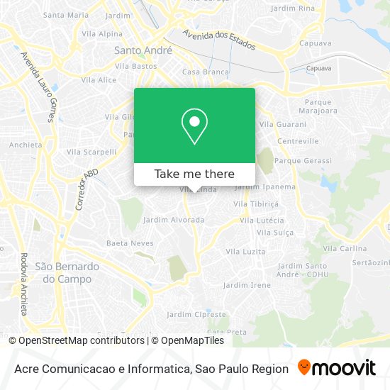 Acre Comunicacao e Informatica map