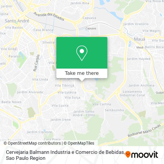 Cervejaria Balmann Industria e Comercio de Bebidas map