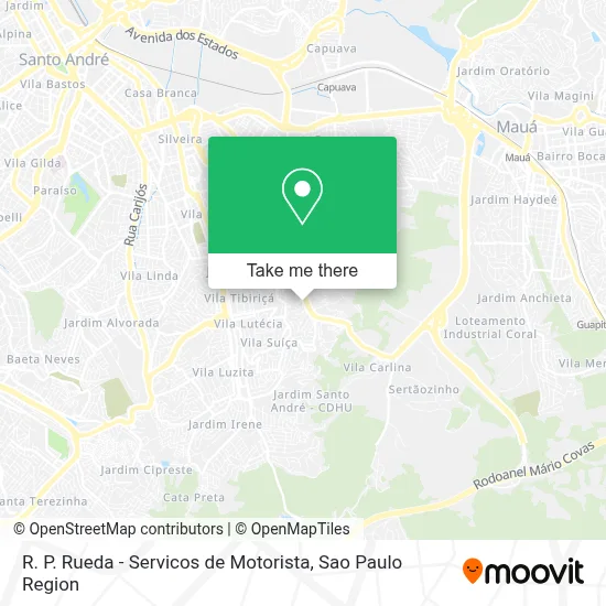 R. P. Rueda - Servicos de Motorista map