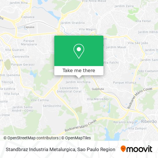 Mapa Standbraz Industria Metalurgica