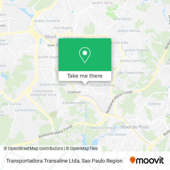 Transportadora Transaline Ltda map