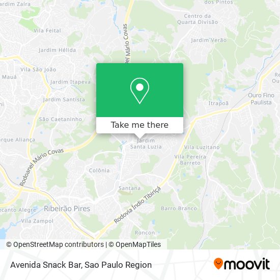 Avenida Snack Bar map