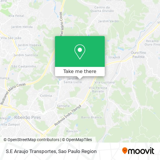 S.E Araujo Transportes map