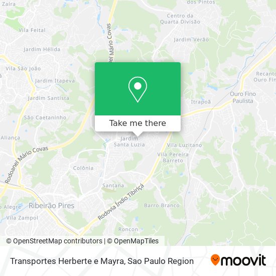 Mapa Transportes Herberte e Mayra