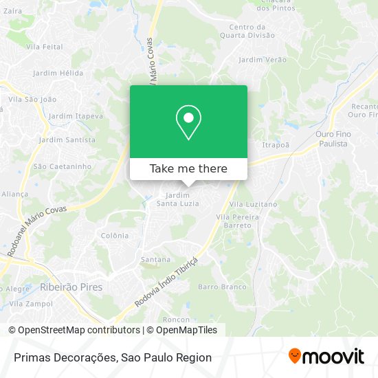 Mapa Primas Decorações