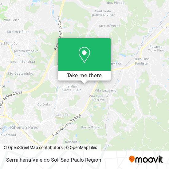 Serralheria Vale do Sol map