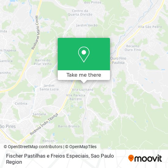 Fischer Pastilhas e Freios Especiais map