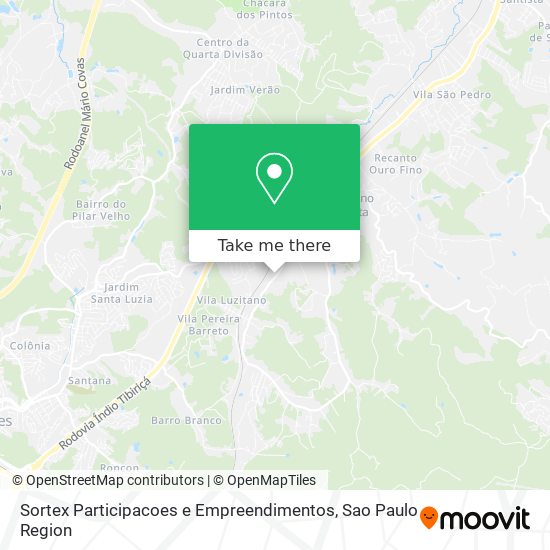 Sortex Participacoes e Empreendimentos map