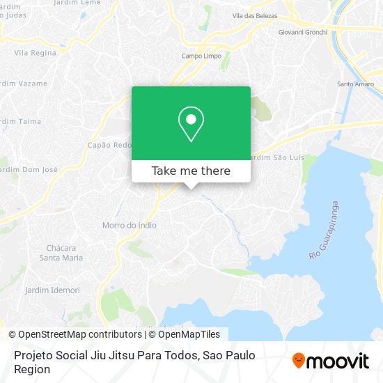 Projeto Social Jiu Jitsu Para Todos map