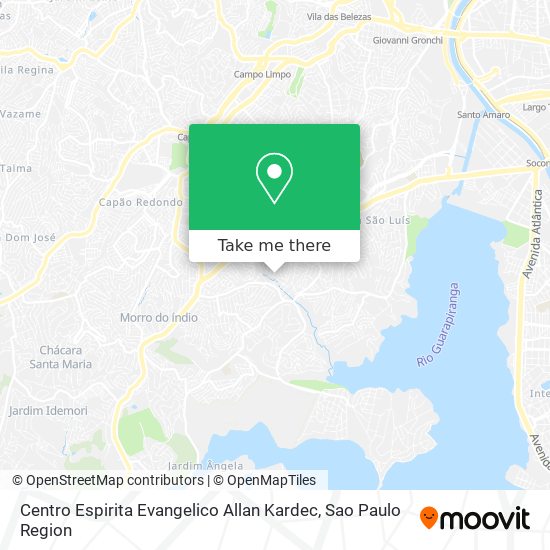 Centro Espirita Evangelico Allan Kardec map