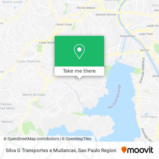 Mapa Silva G Transportes e Mudancas