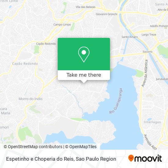 Espetinho e Choperia do Reis map