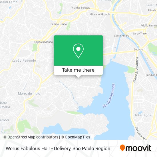 Werus Fabulous Hair - Delivery map