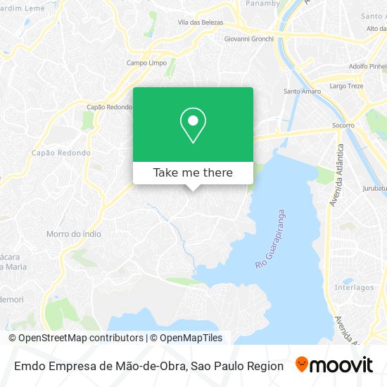 Mapa Emdo Empresa de Mão-de-Obra