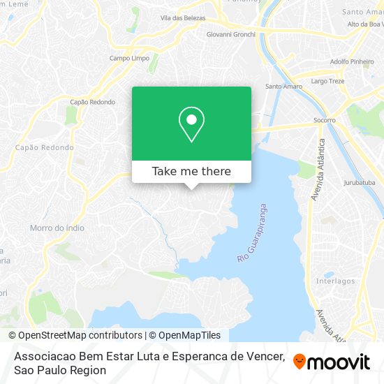 Associacao Bem Estar Luta e Esperanca de Vencer map