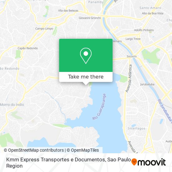 Mapa Kmm Express Transportes e Documentos