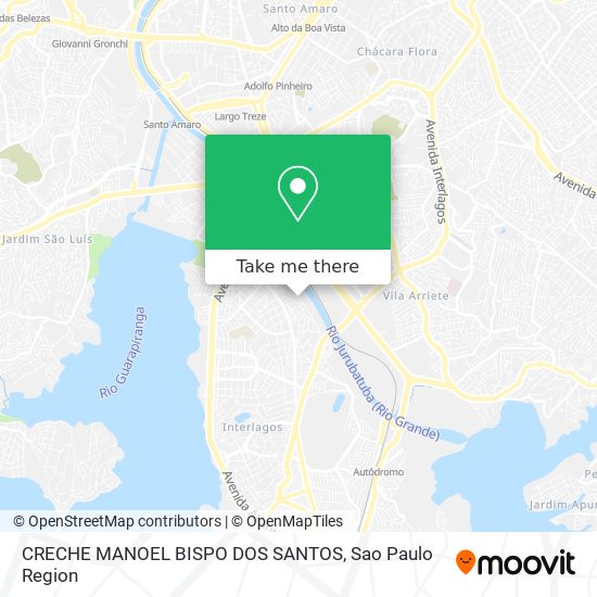 Mapa CRECHE MANOEL BISPO DOS SANTOS