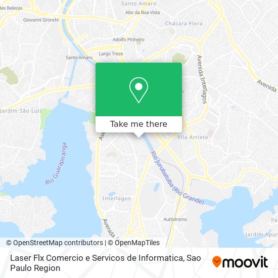 Mapa Laser Flx Comercio e Servicos de Informatica