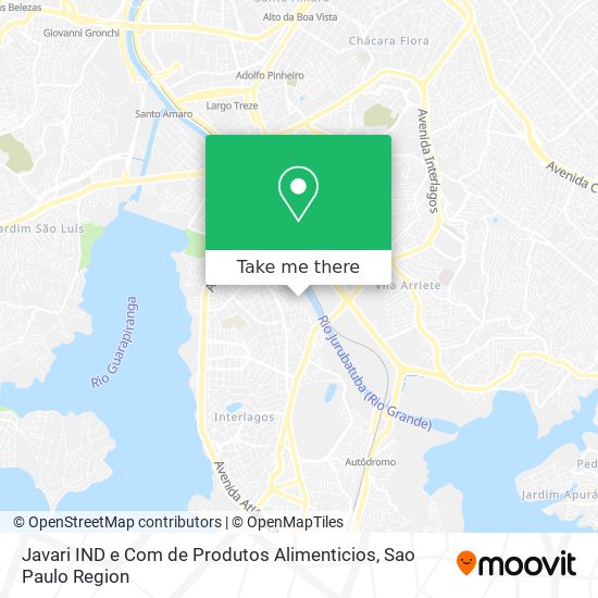 Javari IND e Com de Produtos Alimenticios map