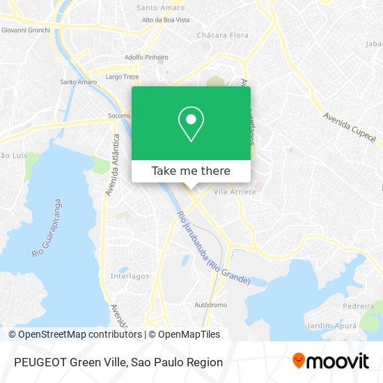 Mapa PEUGEOT Green Ville