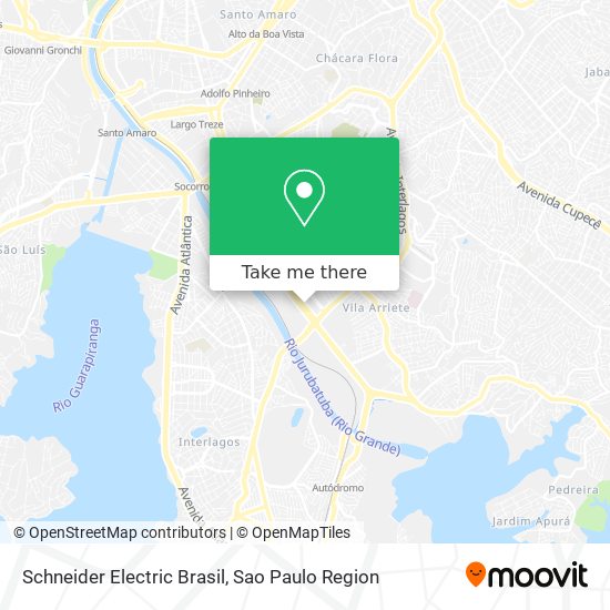 Schneider Electric Brasil map