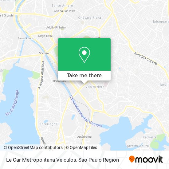 Le Car Metropolitana Veiculos map