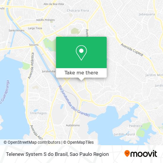 Telenew System S do Brasil map