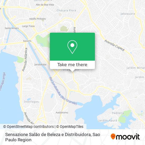 Sensazione Salão de Beleza e Distribuidora map