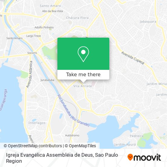 Igreja Evangélica Assembléia de Deus map