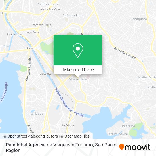Mapa Panglobal Agencia de Viagens e Turismo