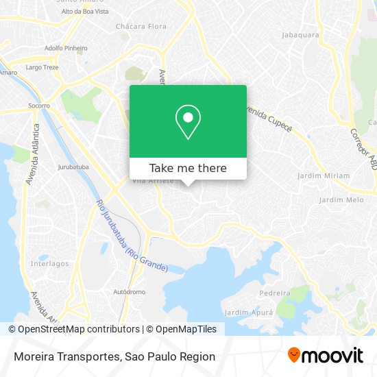 Mapa Moreira Transportes