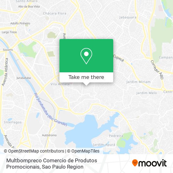 Multbompreco Comercio de Produtos Promocionais map