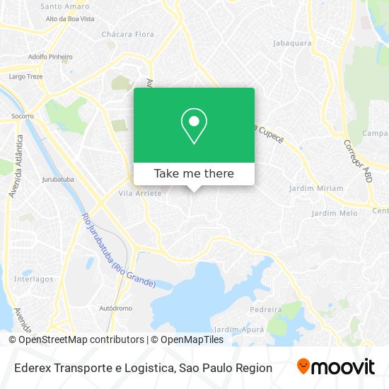 Ederex Transporte e Logistica map