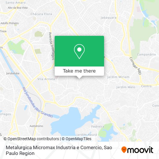 Metalurgica Micromax Industria e Comercio map